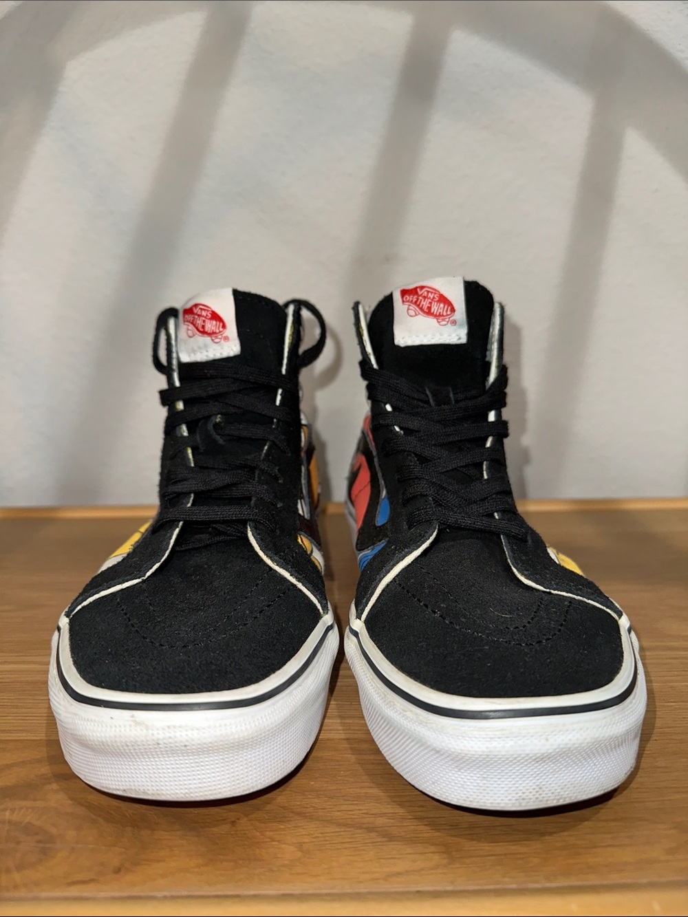 2015 Vans Disney Sk8-Hi sneakers featuring Mickey, Goofy, Pluto, and Donald - Picture 4 of 11